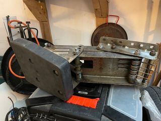 Soporte motor auxiliar para barca