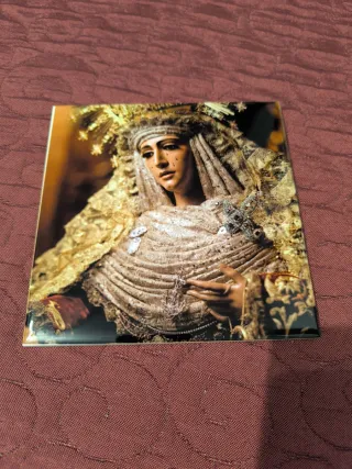 Azulejo impreso de la Esperanza de Triana 15x15cm