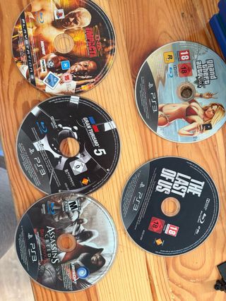 Lote 5 Videojuegos PS3 y ps2