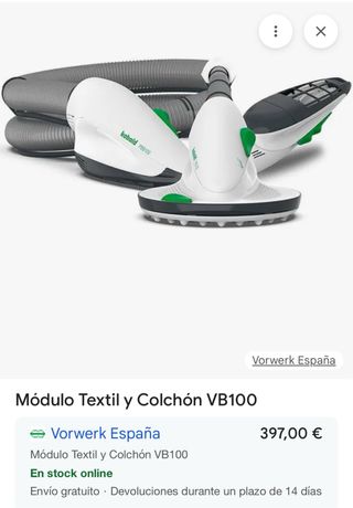 Kobold VB100 Módulo Textil y Colchón