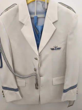 Traje comunión marinero azul y blanco Talla 8-10