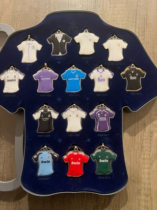 Colección Llaveros Real Madrid Camisetas