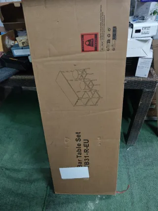 Mesa Bar Alta con 2 Taburetes