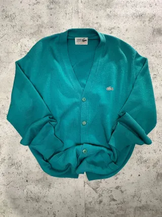 Cárdigan Lacoste Vintage Verde Talla M