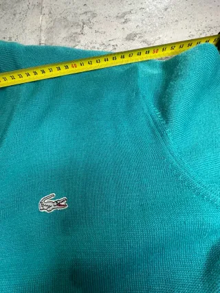 Cárdigan Lacoste Vintage Verde Talla M