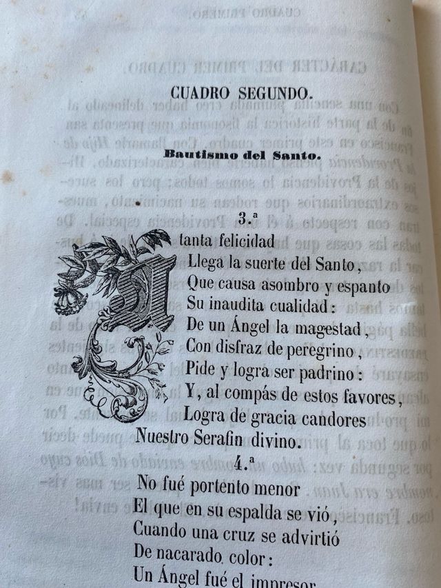 Precioso tomo antiguo ilustrado 1857