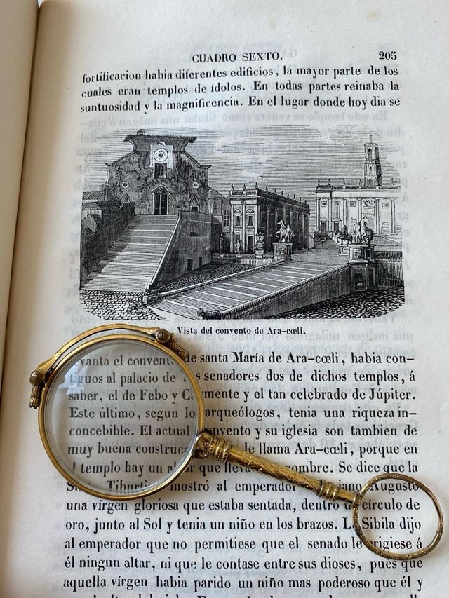 Precioso tomo antiguo ilustrado 1857