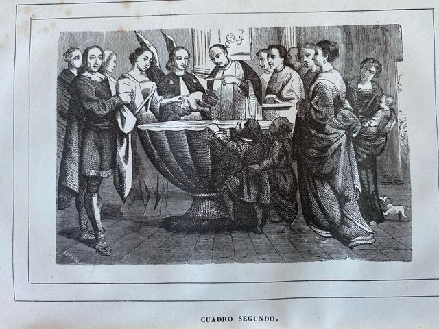 Precioso tomo antiguo ilustrado 1857