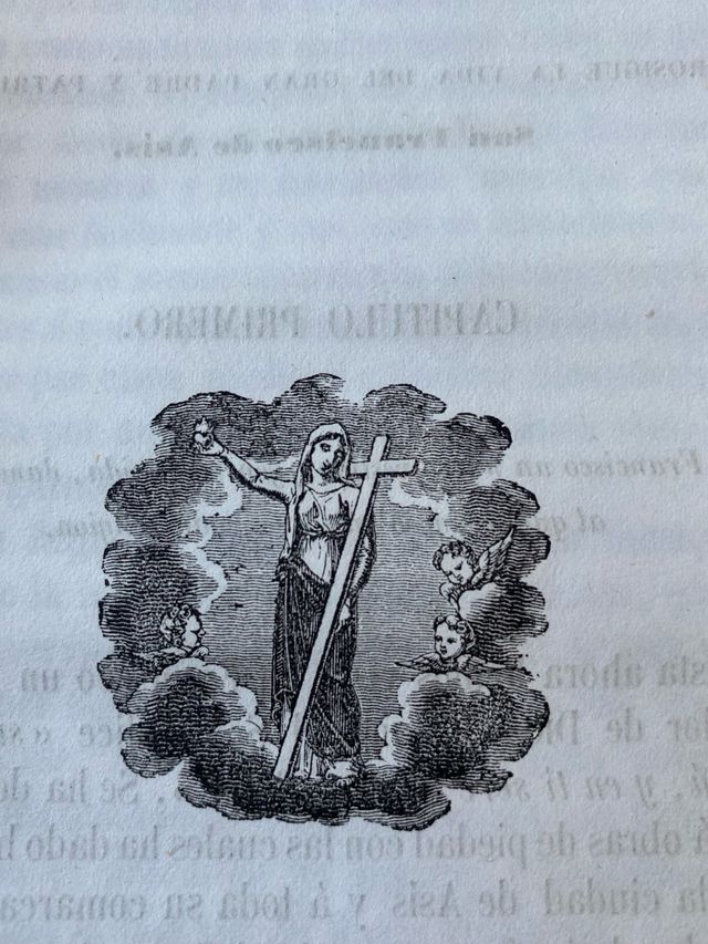 Precioso tomo antiguo ilustrado 1857