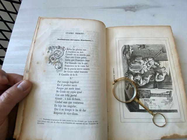 Precioso tomo antiguo ilustrado 1857