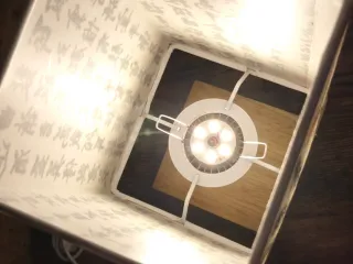 Candeeiro Japonês com Escrita