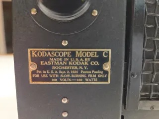 Proyector Cine Antiguo 1924