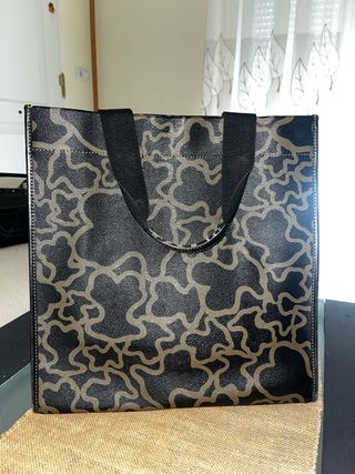Bolso Tous Piel Negro y Marrón