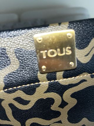 Bolso Tous Piel Negro y Marrón