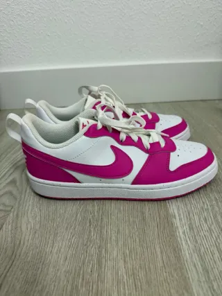 Zapatillas Nike Court Blancas y Rosas T.38