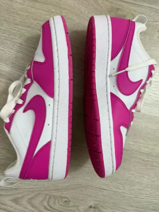Zapatillas Nike Court Blancas y Rosas T.38
