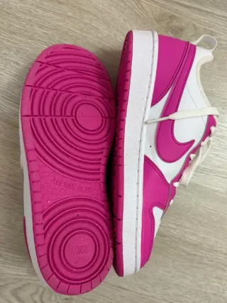 Zapatillas Nike Court Blancas y Rosas T.38