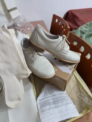 Traje Comunión Amaretto Blanco y Dorado