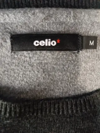 Jersey Celio Gris Antracita con Coderas - Talla M