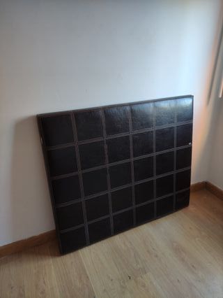 Cabecero cama 105 polipiel negro