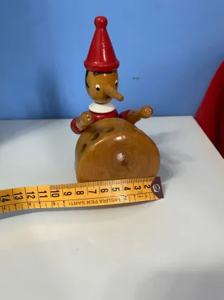 Portapenne Pinocchio in legno