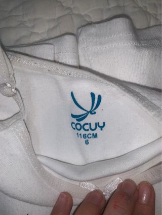 Camiseta interior algodón 134/140cm