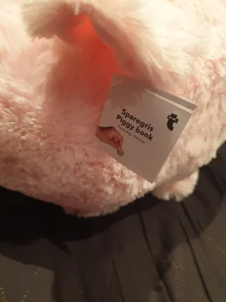 Hucha Cerdo Rosa Gigante Peluche