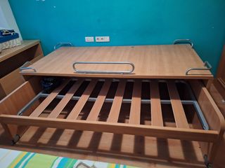 Cama nido 90cm madera y metal