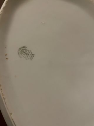 Zuppiera ovale vintage porcellana Cecoslovacca