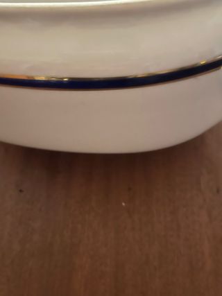 Zuppiera ovale vintage porcellana Cecoslovacca