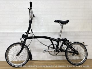 Bicicleta Brompton Nera Pieghevole