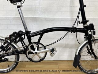 Bicicleta Brompton Nera Pieghevole