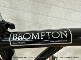 Bicicleta Brompton Nera Pieghevole