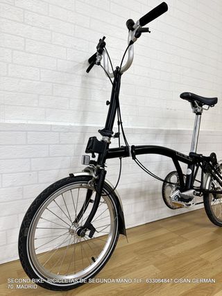 Bicicleta Brompton Nera Pieghevole