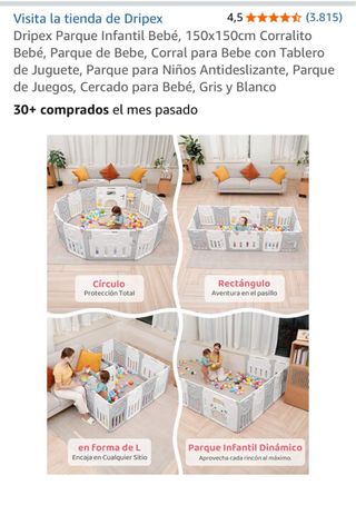 Parque infantil corralito corral niños juego