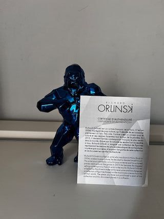 Escultura Kong Spirit Blue Richard Orlinski