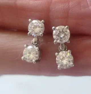 Anillo y Pendientes Plata Ley Circonitas y perlas