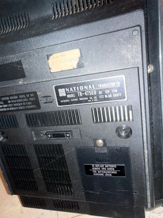 TV Portátil National Antigua