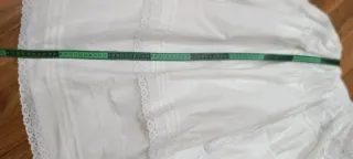 Preciosa enagua de fallera blanca 87cm