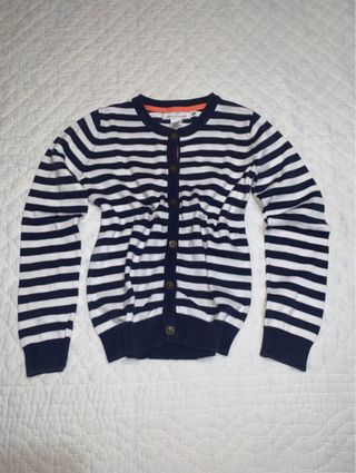 Chaqueta H&M rayas azul/blanco T.146/152