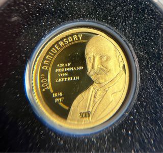 Moneda Oro 0,5 grs Graf Zeppelin 2017