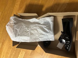 Mocasín piel mujer negro