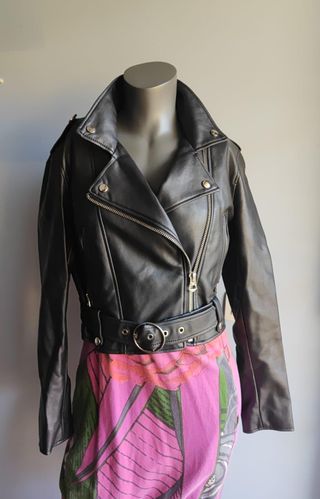 Cazadora Biker Bershka Talla L