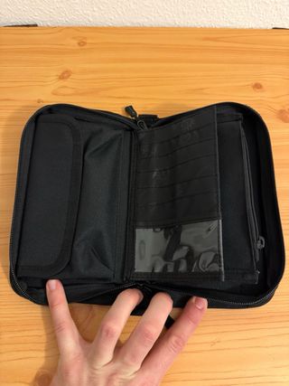 Portadocumentos táctico negro