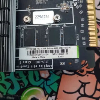 Tarjeta Gráfica Zotac GT 730 4GB DDR3