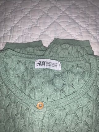 Chaqueta H&M verde 134/140 cm
