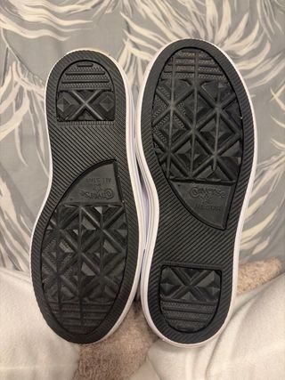 Converse Piel Negra Plataforma