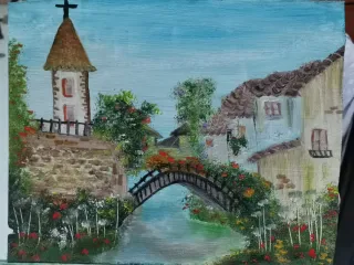 Quadri dipinti a mano: Olio su pannello di legno