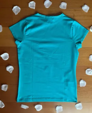 T-shirt Just Urban azul turquesa - M