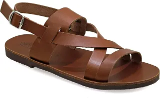 Sandalias cuero Emmanuela estilo griego